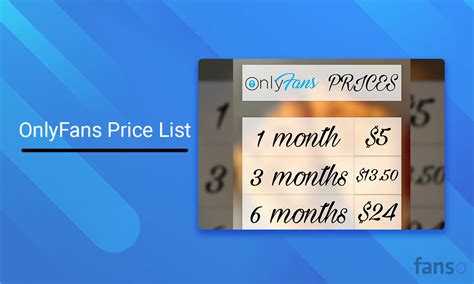 kosten onlyfans|OnlyFans Prices: How Much Should You Charge